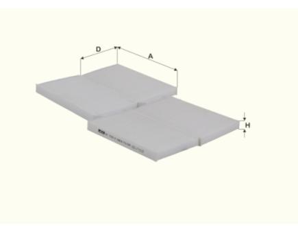FIL Innenraumfilterelement HC7222-2 