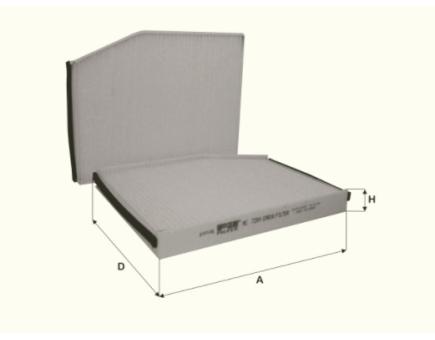 FIL Innenraumfilterelement HC7254 