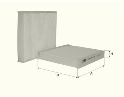 FIL Innenraumfilterelement HC7266 