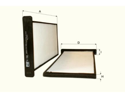 FIL Innenraumfilterelement HC7268 