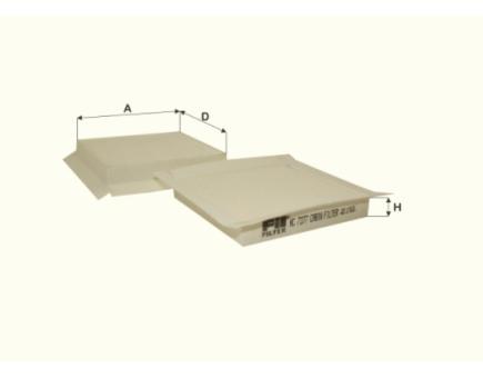 FIL Innenraumfilterelement HC7277 