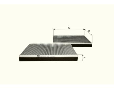 FIL Innenraumfilterelement HCK7059 