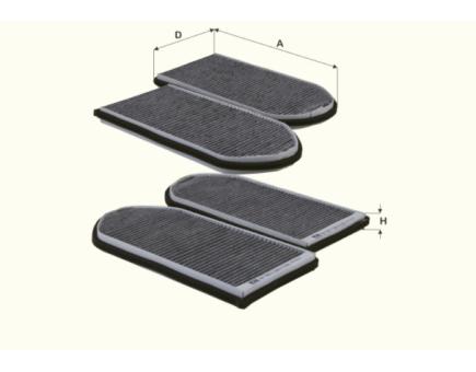 FIL Innenraumfilterelement HCK7062-2 