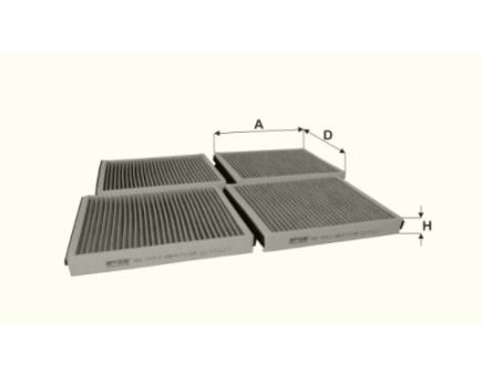 FIL Innenraumfilterelement HCK7215-2 