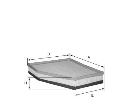FIL Luftfilterelement HP2306 