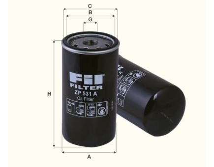 FIL Ölfilter SpinOn ZP531A 
