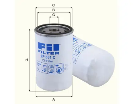 FIL Ölfilter SpinOn ZP531C