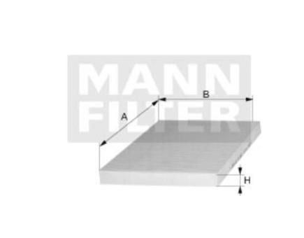 Mann + Hummel Innenraumfilterelement (FreciousPlus) FP 36 006 