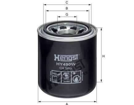Hengst Ölfilter SpinOn HY490W 