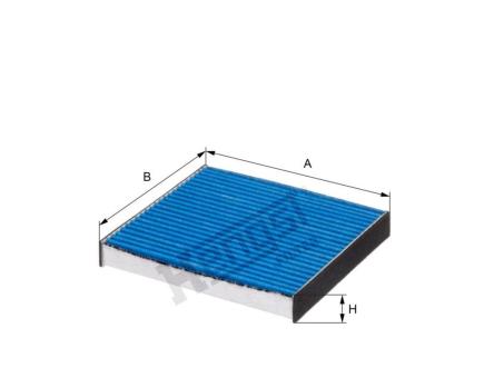 Hengst Innenraumfilterelement (biofunktional) E2945LB 