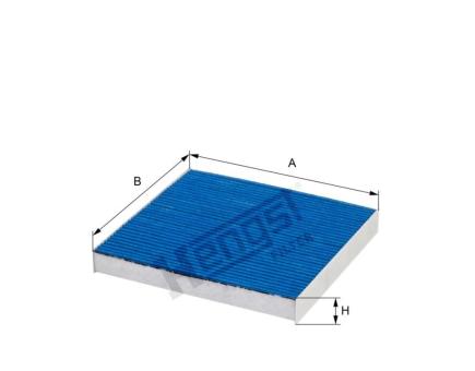 Hengst Innenraumfilterelement (biofunktional) E2990LB 