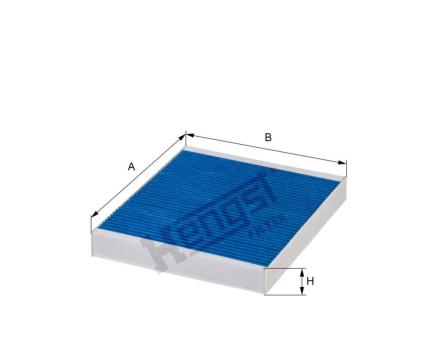 Hengst Innenraumfilterelement (biofunktional) E3907LB 