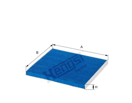 Hengst Innenraumfilterelement (biofunktional) E3911LB 