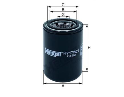 Hengst Ölfilter SpinOn HY17W22 