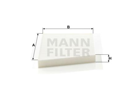 Mann + Hummel Innenraumfilterelement CU 3461 