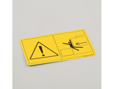 LABEL suitable for Kubota | Parts Reference Number RD809-57250 