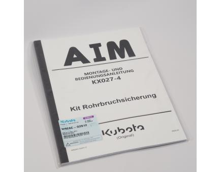 Bedienungsanleitung (De) passend für Kubota | Ersatzteilnummer W92AC-G2S12 