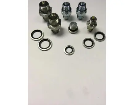 Mecatra Anschluss-Kit für Fahrmotor passend für Neuson 8002RD mit Stahlkette 