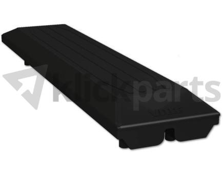VemaTRACK Gummipad bolt on 500 mm inkl. Muttern und Unterlegscheiben 