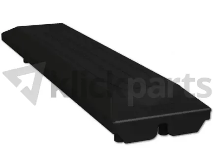 VemaTRACK Gummipad bolt on 500 mm inkl. Muttern und Unterlegscheiben 