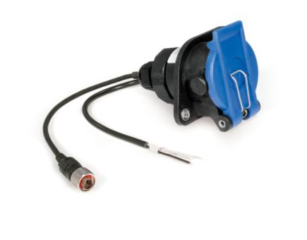 Brigade SP-07ABS-C Spiralkabelverbindung Elite 7-Pin ABS Buchse für kabinenseitigen Kameraanschluss Elite 