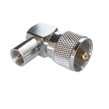 Stabo CB-Funk Zubehör Winkelstecker PL-SAP/FME | UHF Stecker | SAP/FME-Buchse 