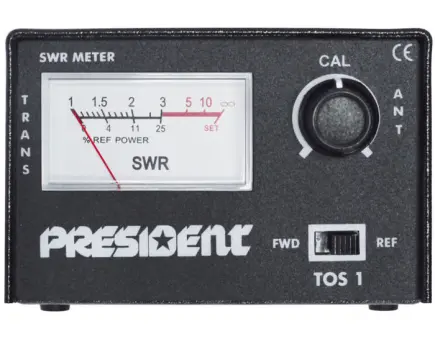 Stabo CB-Funk Stehwellenmessgerät SWR-Meter TOS-1 | 26-30 MHz | max. 100 W 