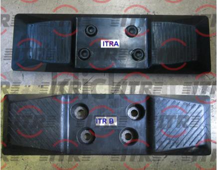 Gummierte Bodenplatte 190 mm / 600 mm 