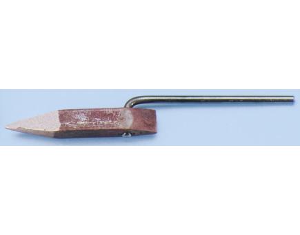 Würth Kupferstück für Lötkolben, Hammerform spitz 350G 
