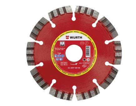 Würth Diamanttrennscheibe Bau segmentiert D125 mm