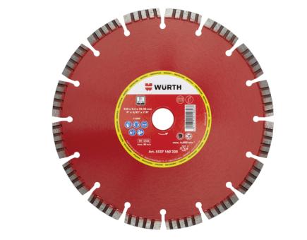 Würth Diamanttrennscheibe Bau segmentiert D230 mm