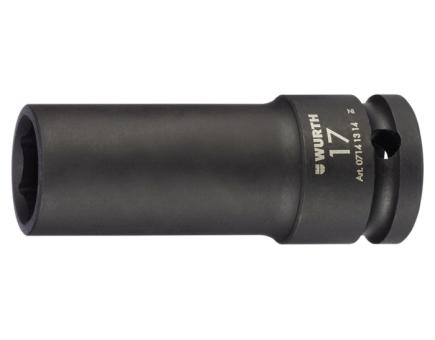 Würth 1/2 Zoll Kraft-Steckschlüssel metrisch 6-kant lang SW27