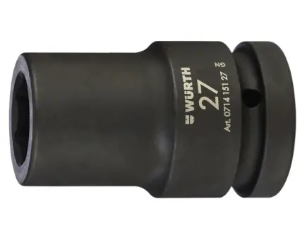 Würth 1 Zoll Kraft-Steckschlüssel metrisch 6-kant lang SW34 