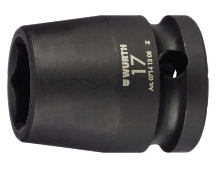 Würth 1/2 Zoll Kraft-Steckschlüssel metrisch 6-kant kurz SW7 