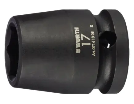 Würth 1/2 Zoll Kraft-Steckschlüssel metrisch 6-kant kurz SW24