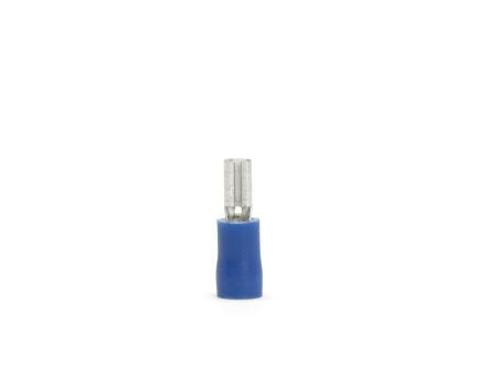 Würth Flachsteckhülse isoliert BLAU 2,8X0,8 mm 100er Pack