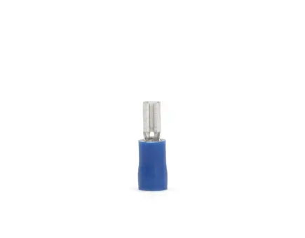 Würth Flachsteckhülse isoliert BLAU 2,8X0,8 mm 100er Pack 