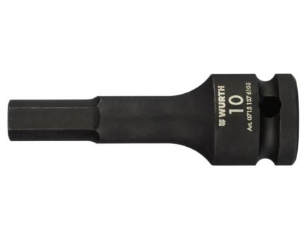 Würth 1/2 Zoll Kraft-Steckschlüssel Innen-6-kant lang 9 mm