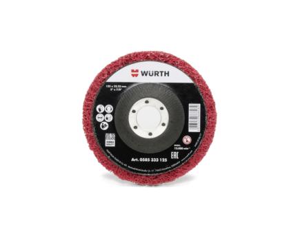 Würth Nylon-Schleifvliesscheibe Gewebeteller Keramik D115 mm 10er Pack
