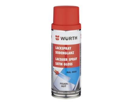 Würth Lackspray Nitroalkydal-Qualität Seidenglanz 