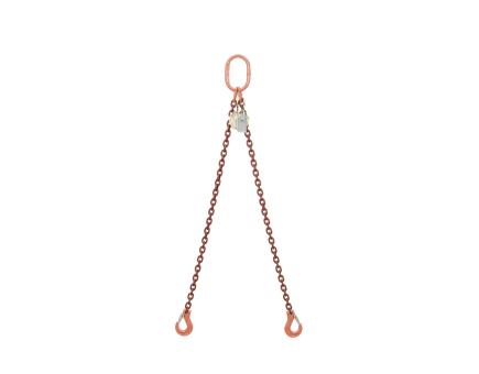 Würth Kettengehänge 2-strängig Stahl 6 mm x 1 m 