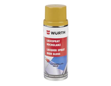 Würth Lackspray Nitroalkydal-Qualität Hochglanz 
