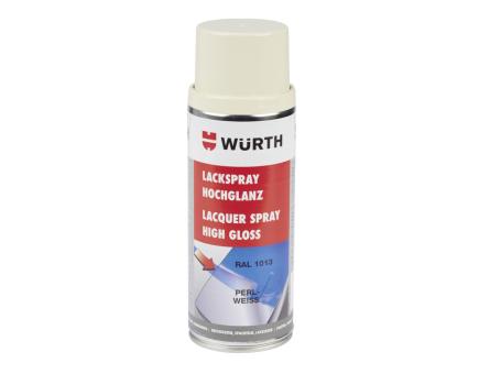 Würth Lackspray Nitroalkydal-Qualität Hochglanz 