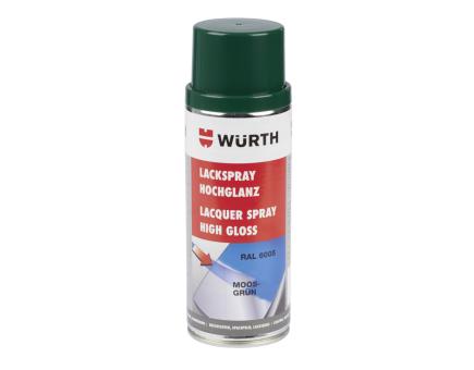 Würth Lackspray Nitroalkydal-Qualität Hochglanz 