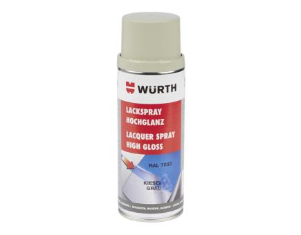 Würth Lackspray Nitroalkydal-Qualität Hochglanz 