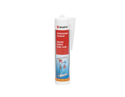 Würth Acetatsilikon glasklar 