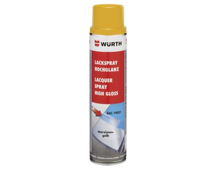 Würth Lackspray Nitroalkydal-Qualität Hochglanz 