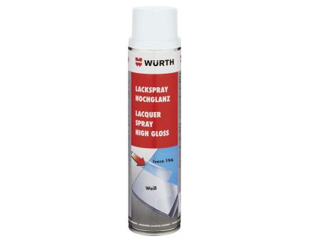 Würth Lackspray Nitroalkydal-Qualität Hochglanz 