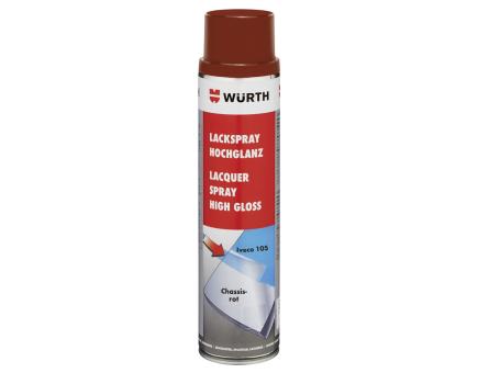 Würth Lackspray Nitroalkydal-Qualität Hochglanz 