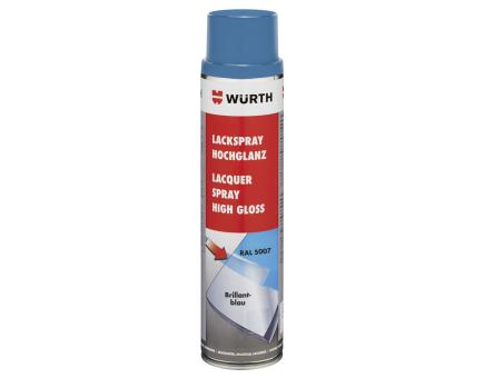 Würth Lackspray Nitroalkydal-Qualität Hochglanz 